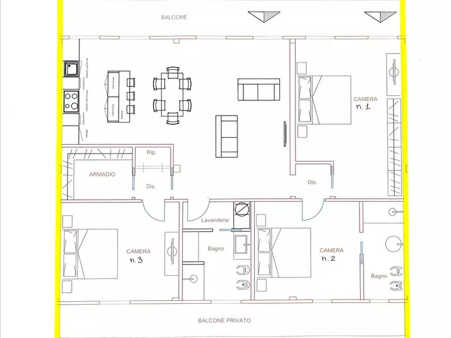 Immagine 5 di Appartamento in vendita  a Sarteano