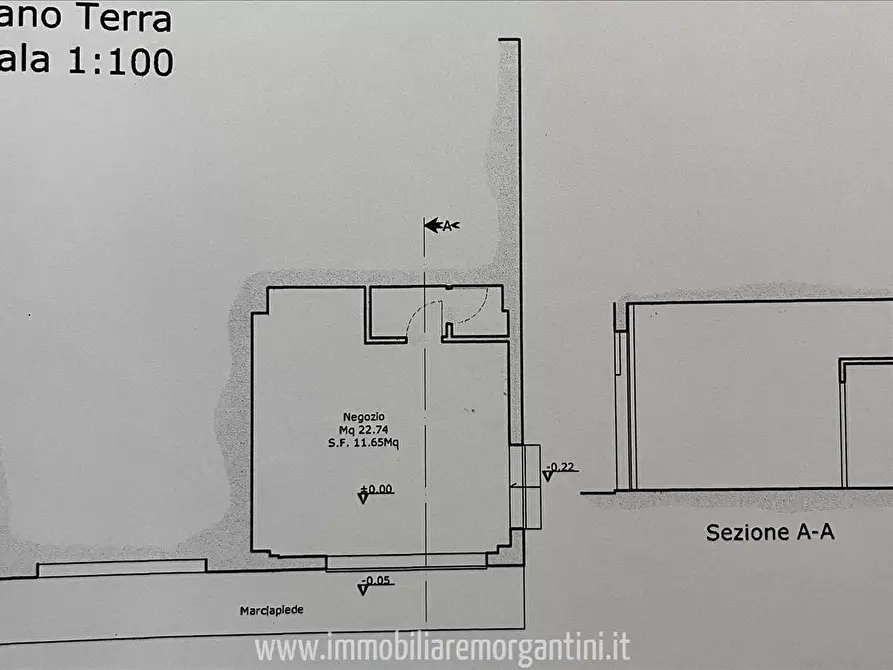 Immagine 2 di Locale commerciale in vendita  in Via di fuori, 63 a Sarteano