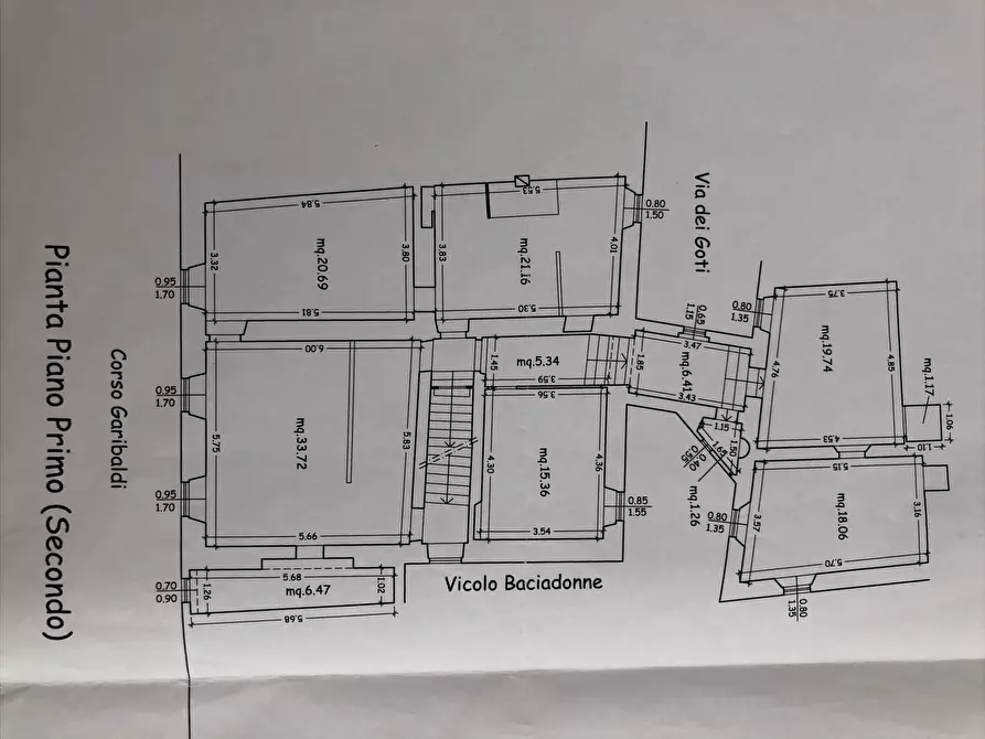 Immagine 11 di Appartamento in vendita  in Corso Giuseppe Garibaldi a Sarteano