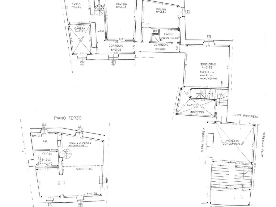 Immagine 13 di Appartamento in vendita  in piazza XXVI giugno a Sarteano