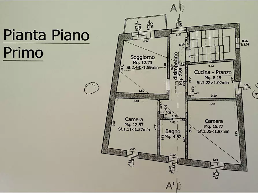 Immagine 11 di Appartamento in vendita  in Via di Fuori, 63 a Sarteano