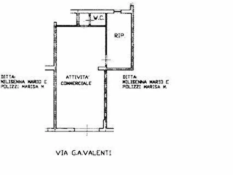 Immagine 2 di Locale commerciale in vendita  in Via Gabriele Amico Valenti, 58 a Caltanissetta