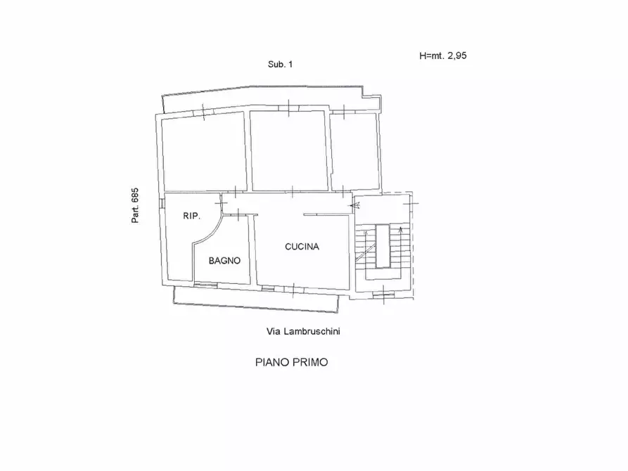 Immagine 11 di Appartamento in vendita  in Via Lambruschini, 3 a San Cataldo