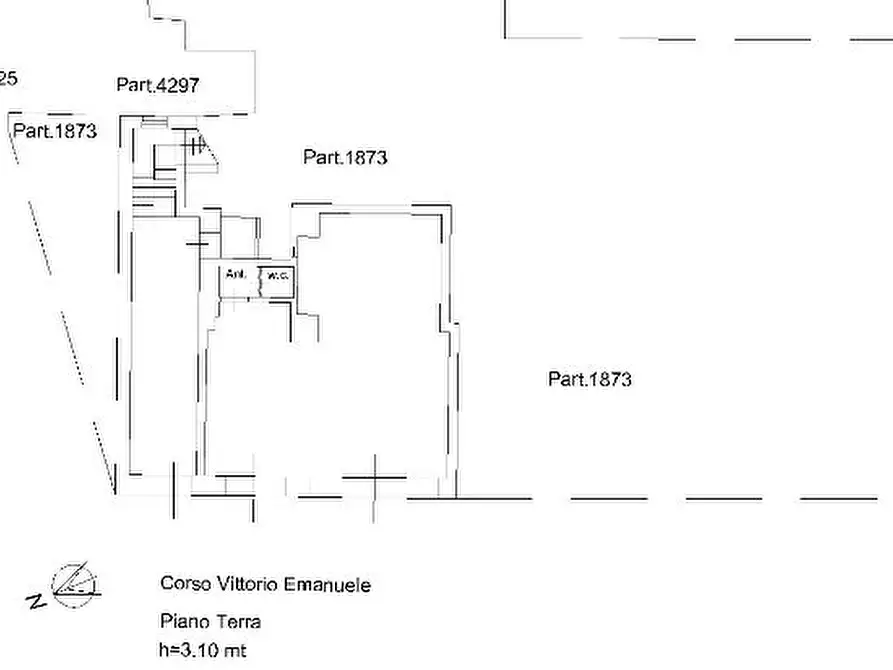 Immagine 5 di Locale commerciale in vendita  in Corso Vittorio Emanuele, 82 a San Cataldo