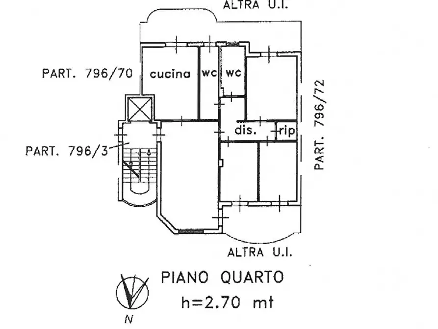 Immagine 11 di Appartamento in affitto  in Via Babbaurra, 36 a San Cataldo