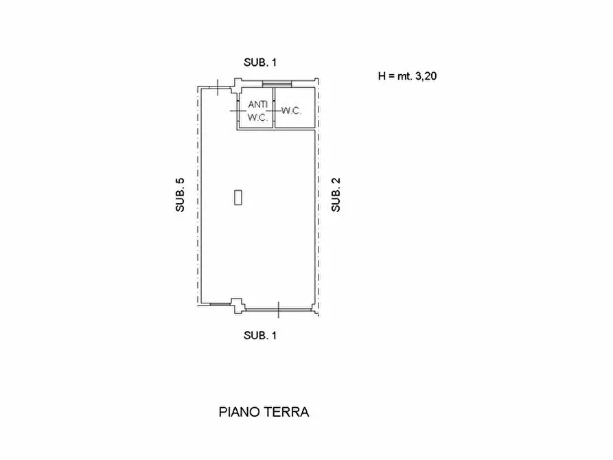 Immagine 10 di Locale commerciale in vendita  in Via Mariannina Amico Roxas, 4 a San Cataldo