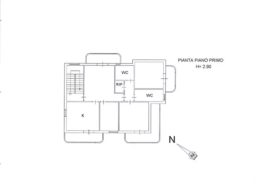 Immagine 11 di Villa in vendita  in Via Piersanti Mattarella, 10 a San Cataldo