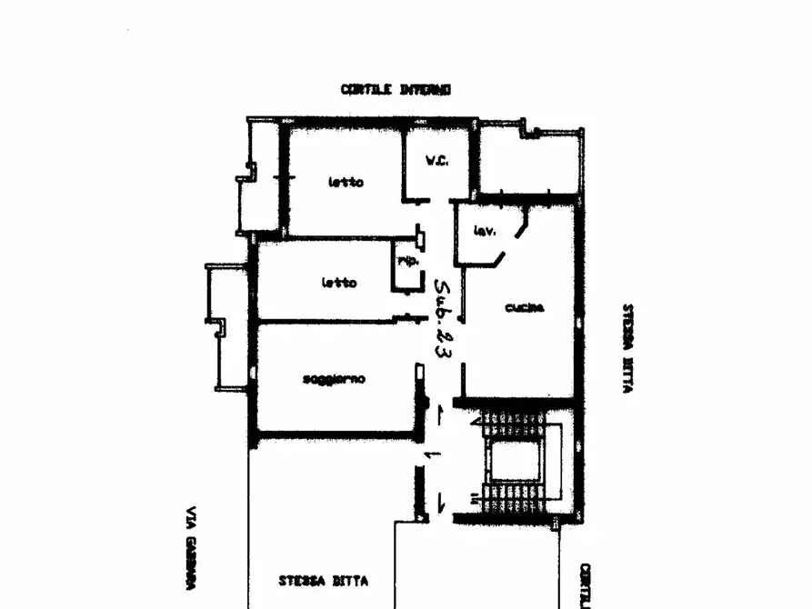 Immagine 11 di Appartamento in vendita  in Via Gabara, 36 a San Cataldo