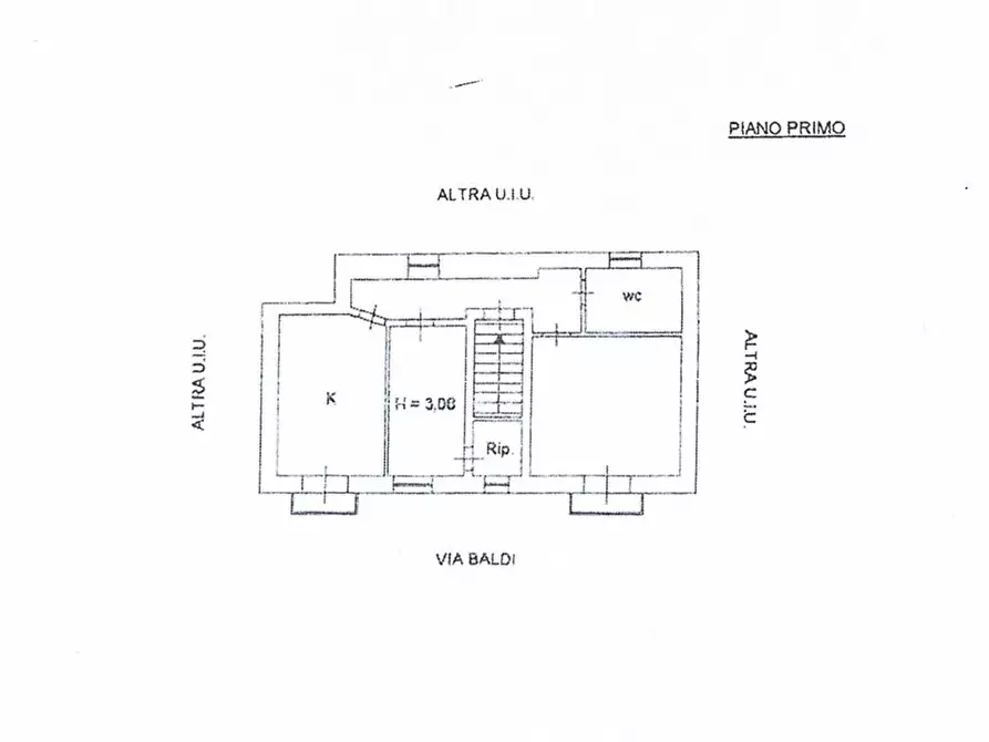 Immagine 11 di Casa indipendente in vendita  in Via Baldi, 97 a San Cataldo