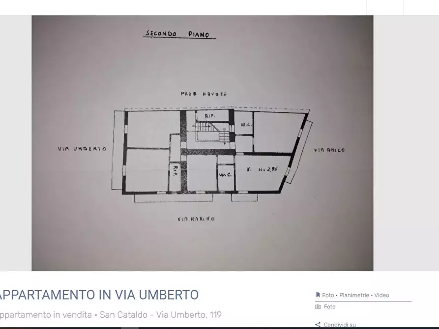 Immagine 13 di Casa indipendente in vendita  in Via Umberto, 119 a San Cataldo