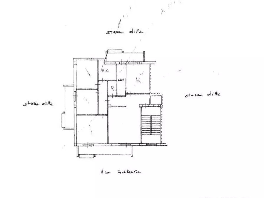 Immagine 11 di Appartamento in vendita  in Via Gabara, 11 a San Cataldo