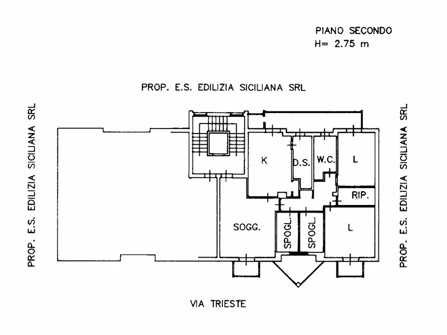 Immagine 11 di Appartamento in affitto  in Via Trieste 66 a San Cataldo