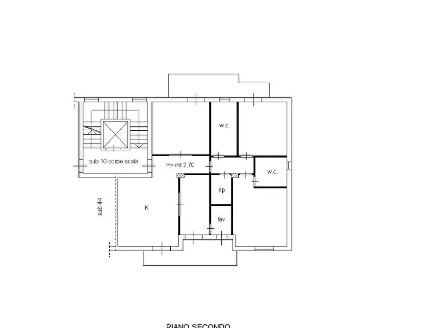 Immagine 11 di Appartamento in vendita  in Via Emanuela Setti Carraro, 2 a San Cataldo