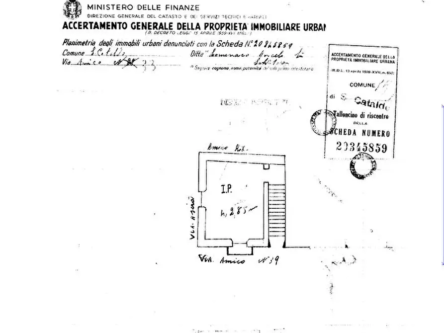 Immagine 11 di Casa indipendente in vendita  in Via Amico 41-13 a San Cataldo