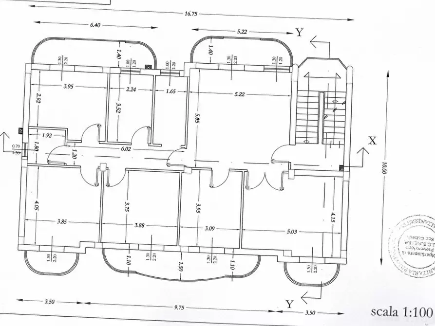 Immagine 12 di Appartamento in vendita  in Via Mariannina Amico Roxas, 8 a San Cataldo