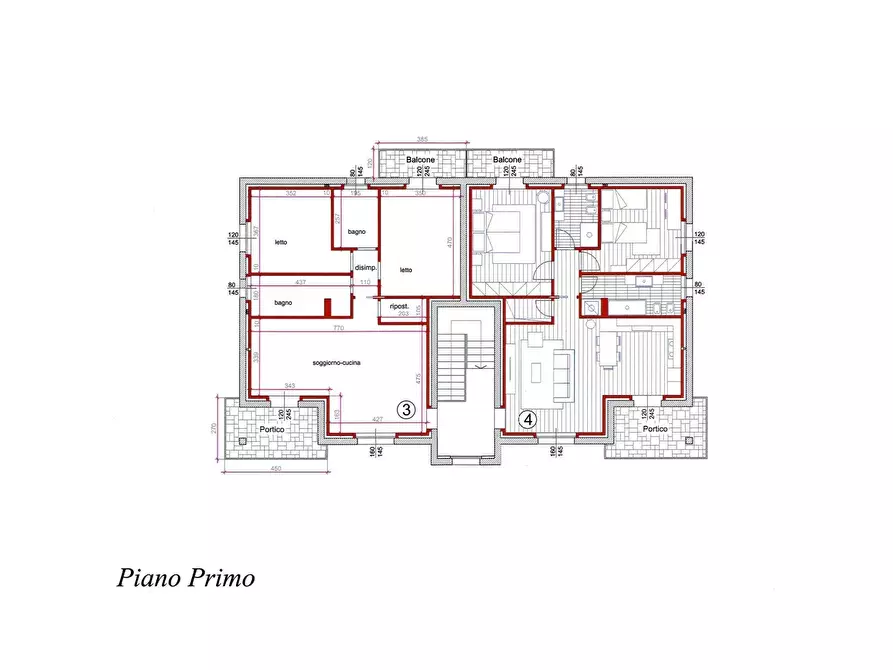 Immagine 11 di Appartamento in vendita  in Via Gino Bartali a Gossolengo