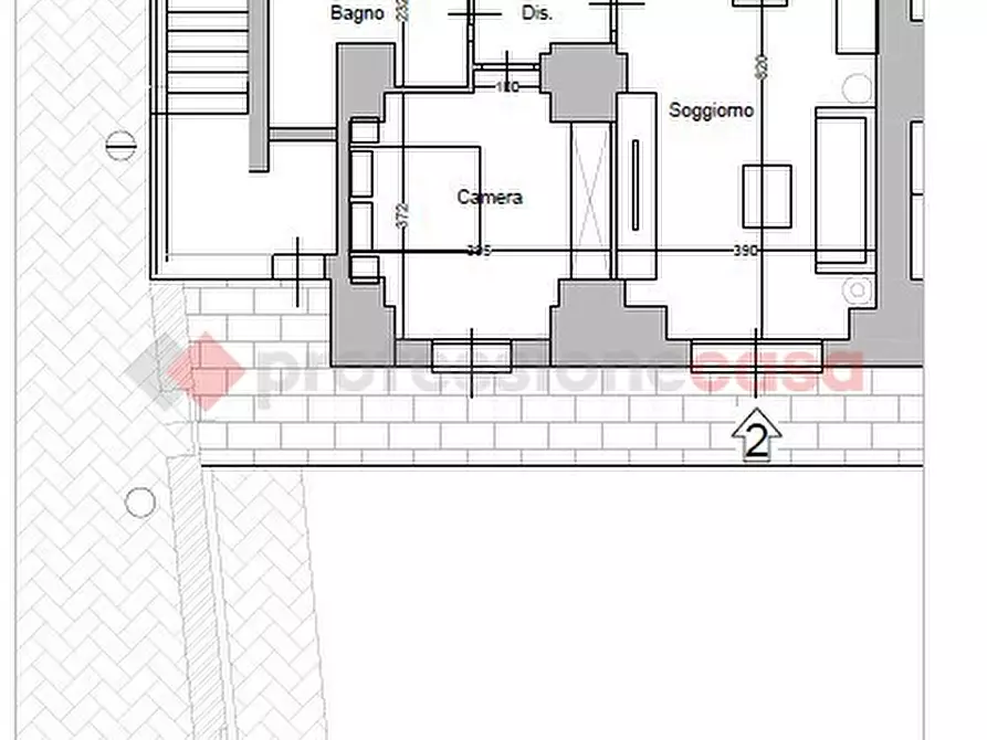 Immagine 3 di Appartamento in vendita  in Via della fonte della puzzolente a Livorno