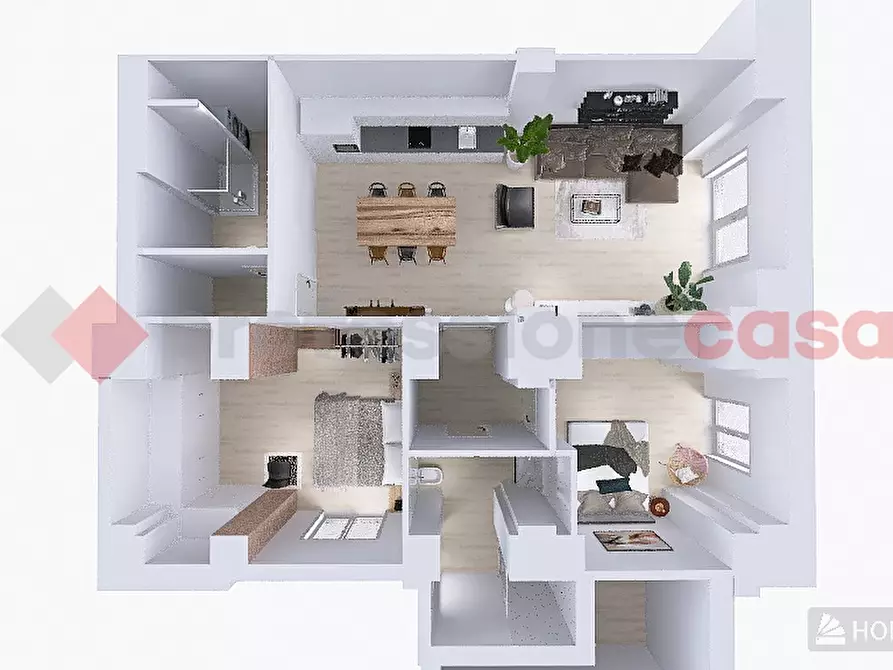 Immagine 1 di Appartamento in vendita  in Via della fonte della puzzolente a Livorno