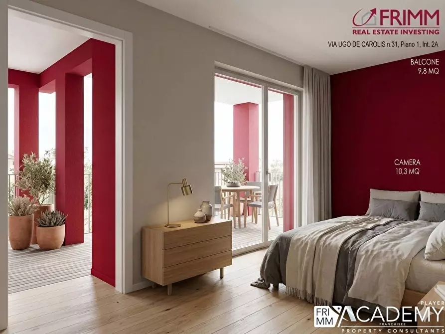 Immagine 8 di Appartamento in vendita  in Via Ugo De Carolis, 31 a Roma