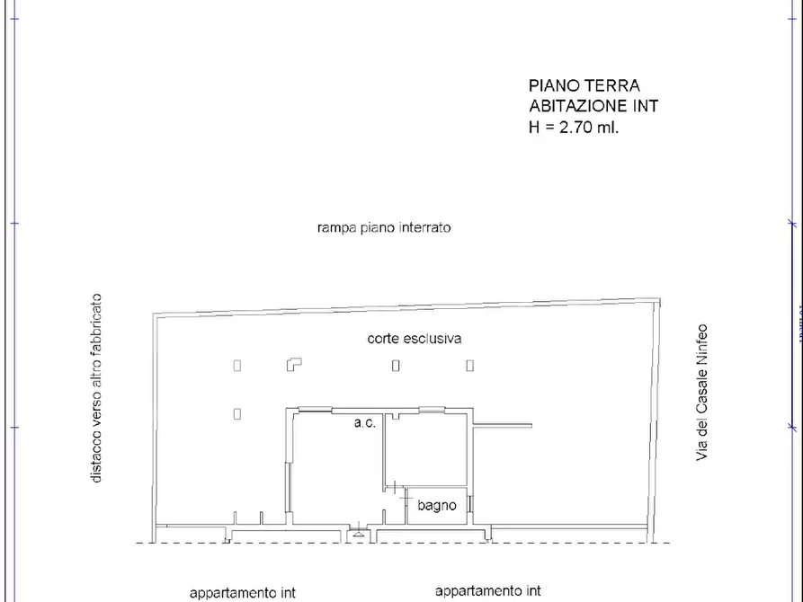 Immagine 35 di Appartamento in vendita  in Via del Casale Ninfeo, 37 a Roma
