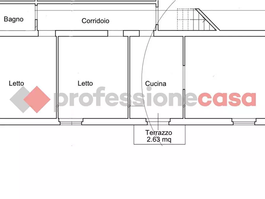 Immagine 2 di Appartamento in affitto  in Via Marconi a Spoleto