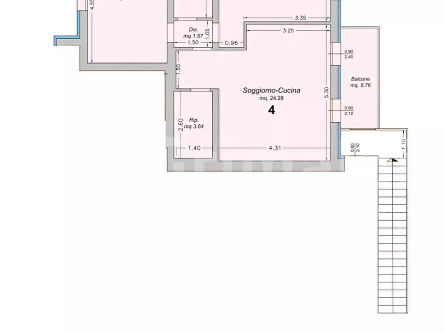 Immagine 10 di Appartamento in vendita  in Via Vespucci, 2 a Cervia