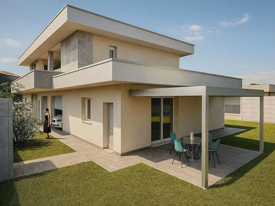 Immagine 2 di Casa trifamiliare in vendita  in Via Don Giuseppe Mingotti, 1 a Castrezzato