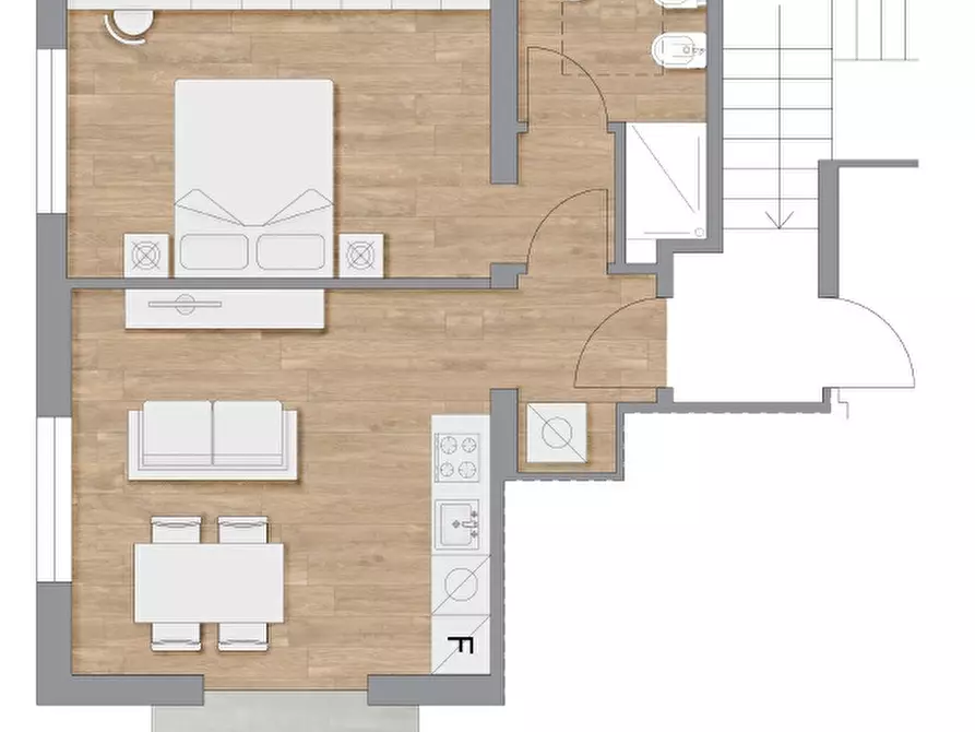 Immagine 8 di Appartamento in vendita  in Via giacomo leopardi, sc a Legnano