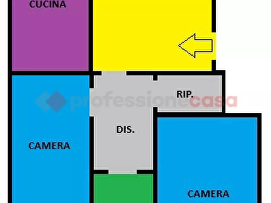 Immagine 23 di Appartamento in vendita  in Via RIMEMBRANZE, 27 a Landriano