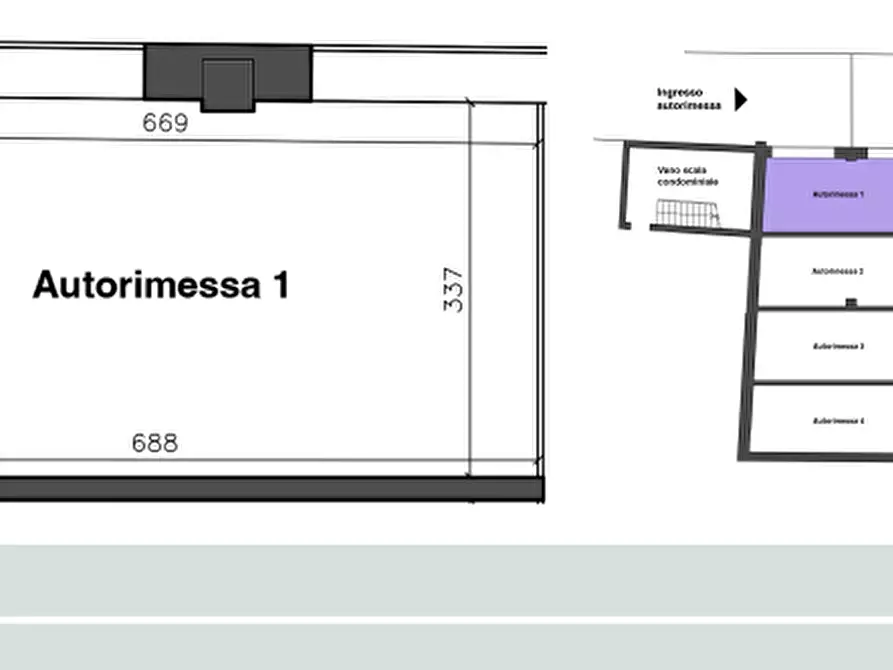 Immagine 8 di Box auto in vendita  in Via Camillo Casarini, 4 a Bologna