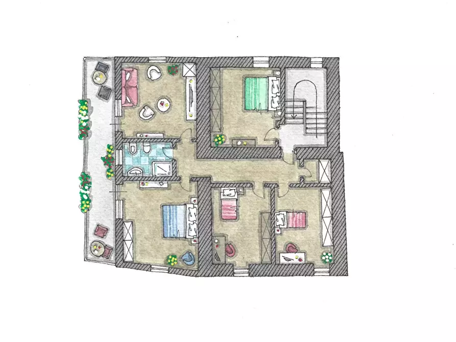 Immagine 18 di Appartamento in vendita  in Via Pantaneto a Pennabilli