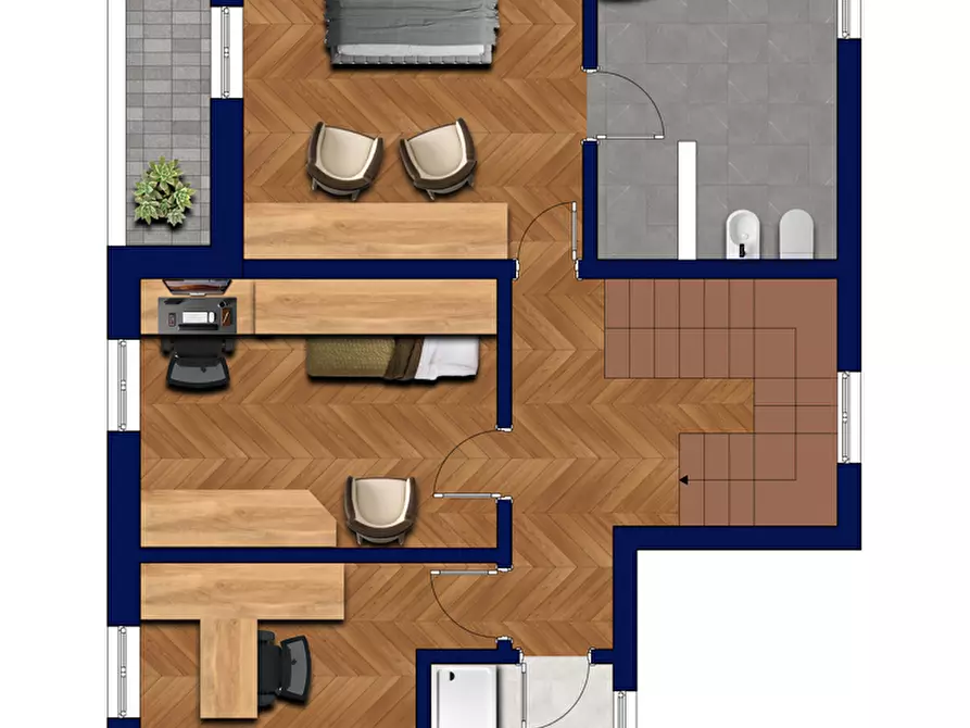 Immagine 45 di Villa in vendita  in Viale de Gasperi, 21 a Treviglio