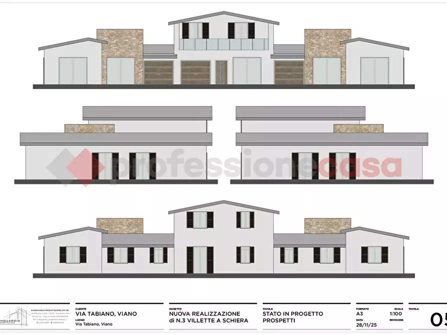 Immagine 11 di Villetta a schiera in vendita  in Via tabiano, 1 a Viano