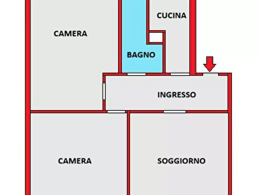 Immagine 39 di Appartamento in vendita  in Viale CA' GRANDA, 44 a Milano