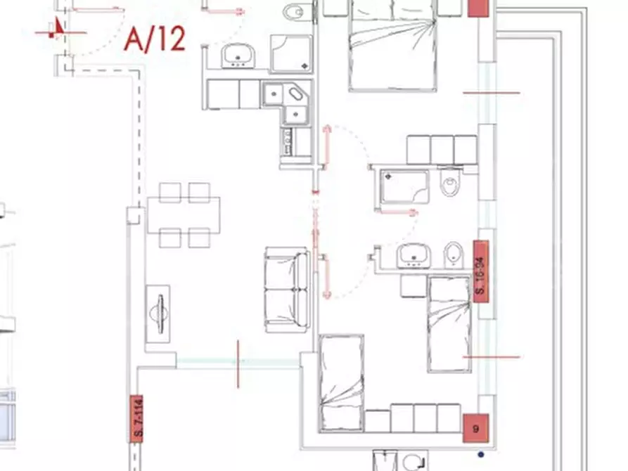 Immagine 19 di Appartamento in vendita  in Via Giovanni XXIII, 50 a Tortoreto