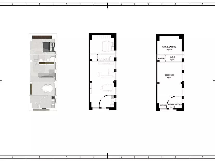 Immagine 3 di Appartamento in vendita  in Via Giovanni Battista Gisleni a Roma