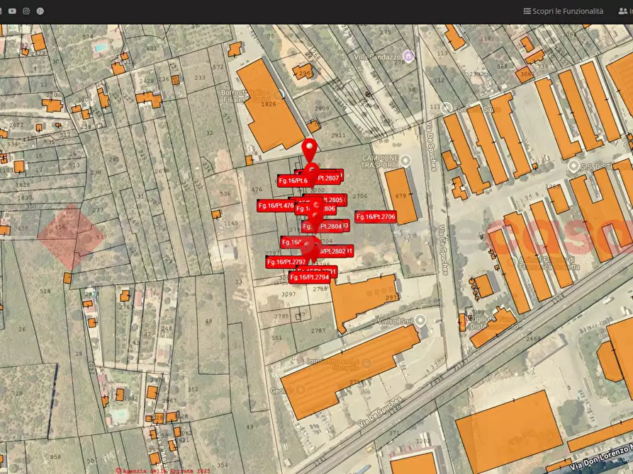 Immagine 2 di Terreno agricolo in vendita  in Via De Spuches, 31 a Carini