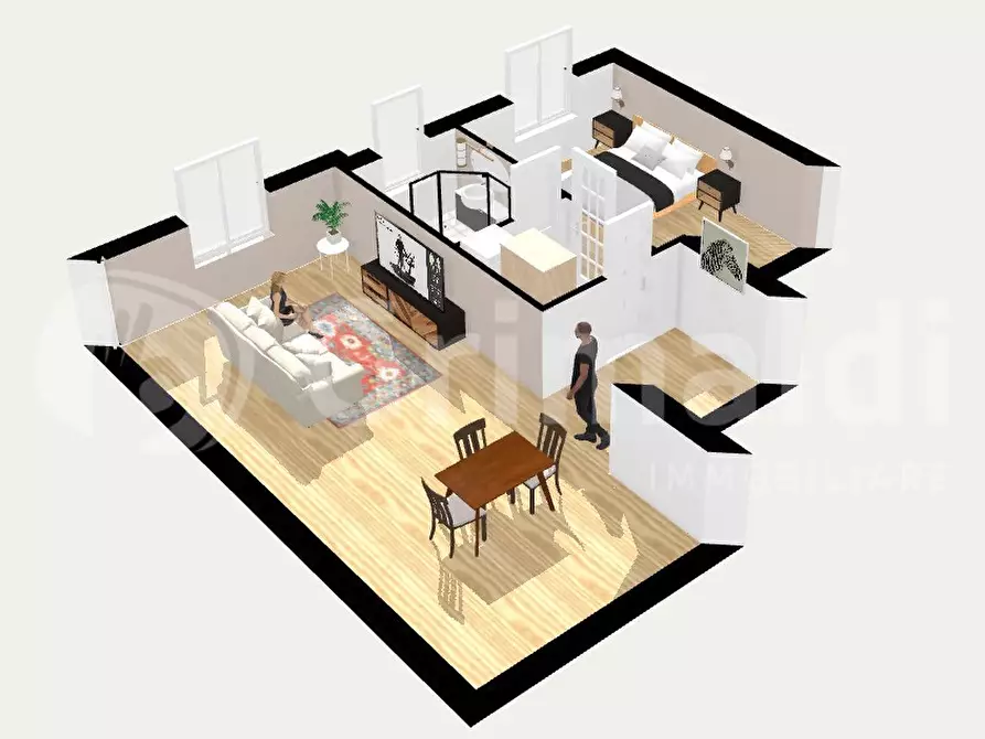 Immagine 12 di Appartamento in vendita  in Via Resegone, 10 a Camparada