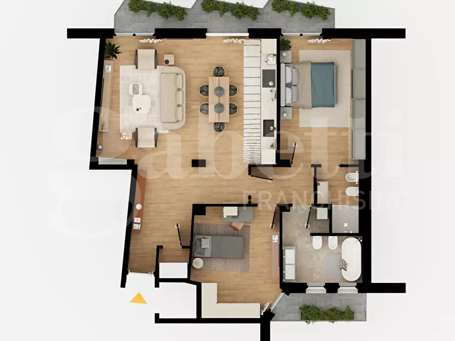 Immagine 14 di Appartamento in vendita  in Via Sestriere a Torino