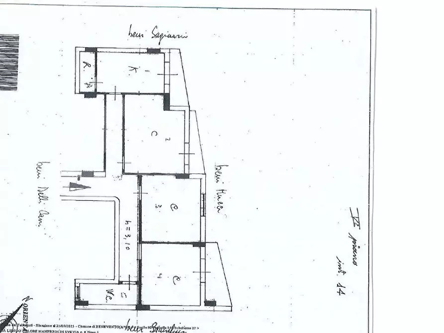 Immagine 16 di Appartamento in vendita  in Via Lungo Calore Manfredi di Svevia, 8 a Benevento