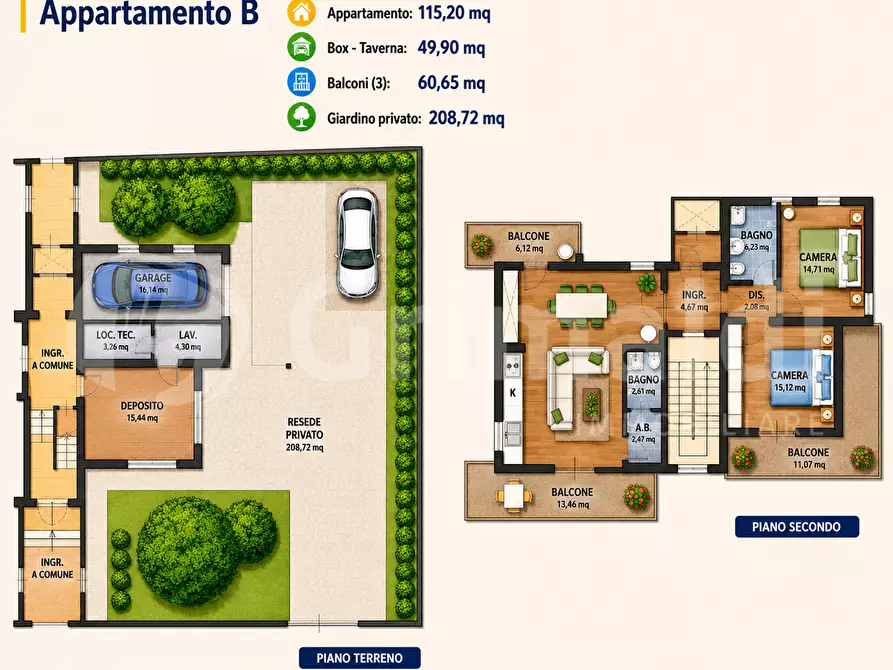 Immagine 4 di Appartamento in vendita  in Via CIVININI, 25 a Livorno