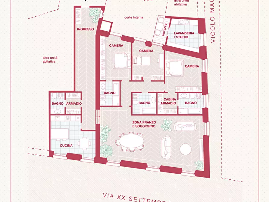 Immagine 14 di Appartamento in affitto  in Via Zambonate, 34 a Bergamo