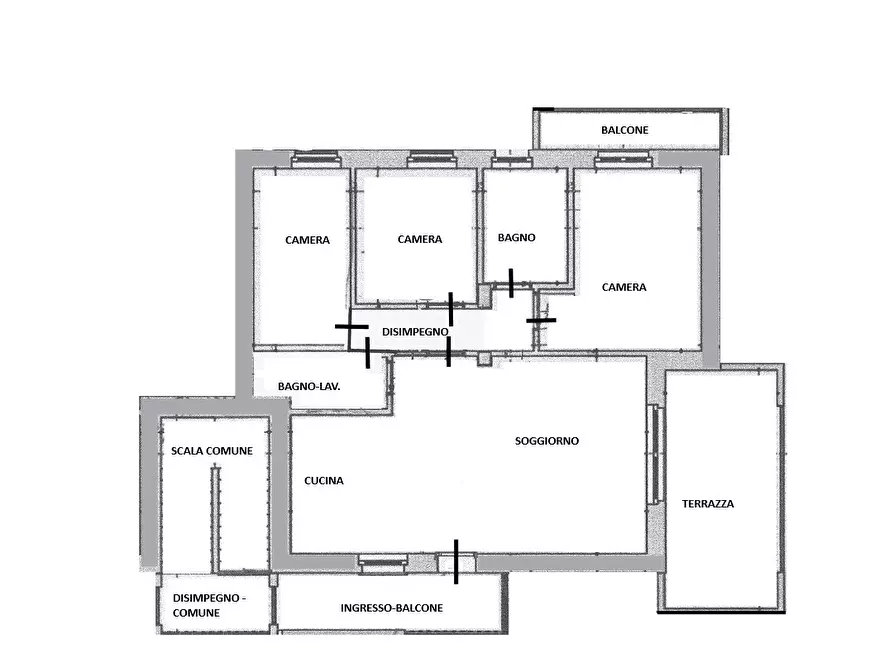Immagine 16 di Attico in vendita  in Via Garibaldi, SNC a Flero