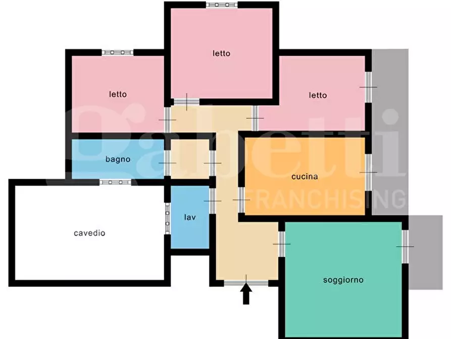 Immagine 22 di Appartamento in vendita  in Via Archimede, 19/A a Ragusa