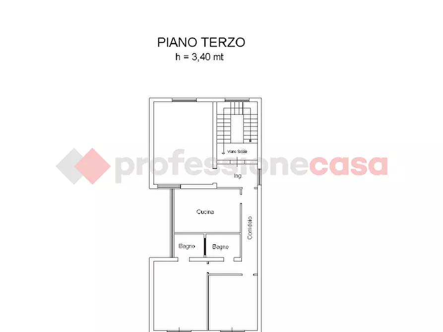 Immagine 15 di Appartamento in vendita  in Via archia poeta, 6 a Reggio Di Calabria