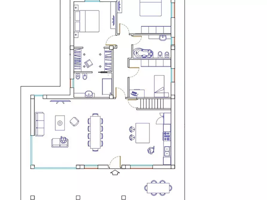 Immagine 2 di Appartamento in vendita  in Via Fiesole a Perugia