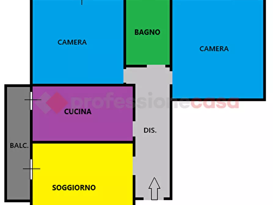 Immagine 19 di Appartamento in vendita  in Via del campo, 10 a Vidigulfo