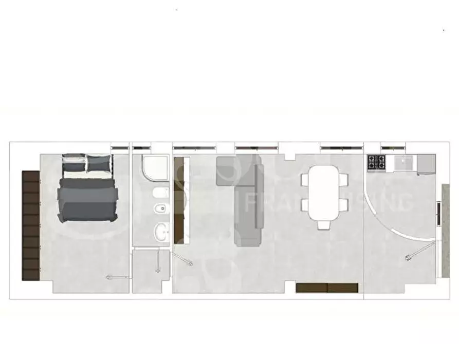 Immagine 4 di Appartamento in vendita  in Via Giovanni Battista Gisleni a Roma