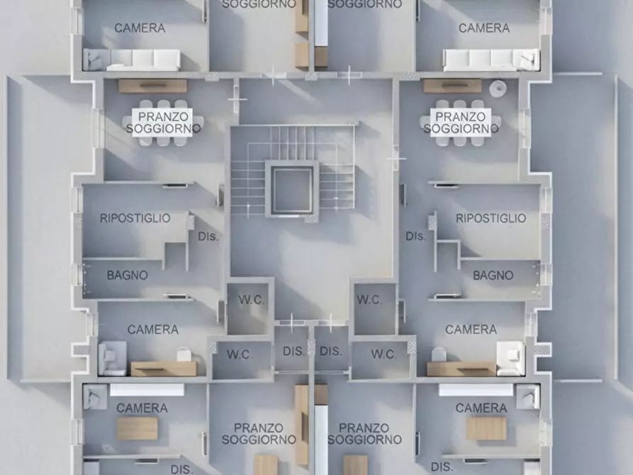 Immagine 3 di Appartamento in vendita  in Via Raffaello Sanzio, snc a Tortoreto