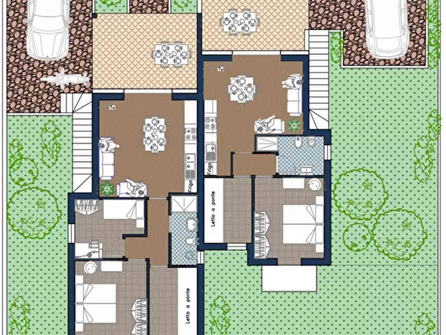 Immagine 18 di Villetta a schiera in vendita  in Via La Caletta - LocalitÃ  Paule Mare, snc a Siniscola